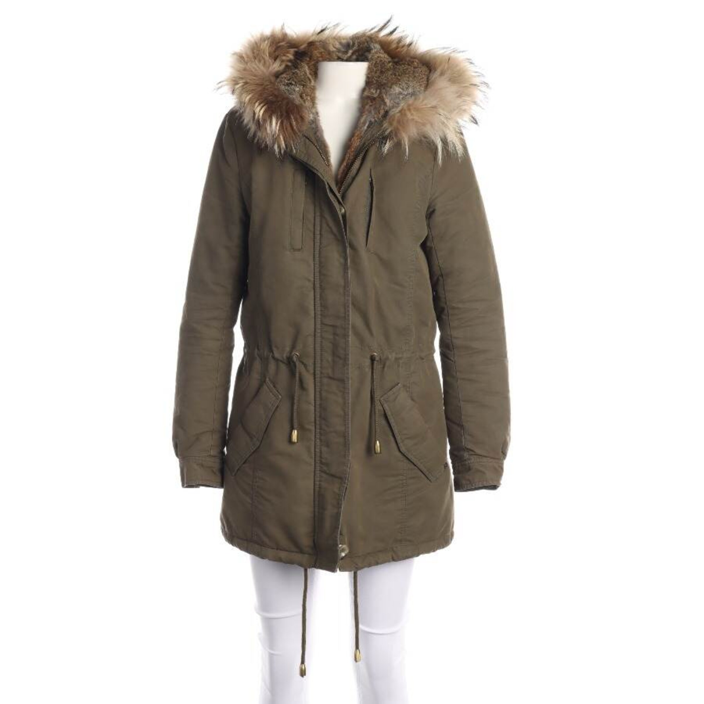 IQ+ Berlin Jacket Coat in XS (Olive, XS)