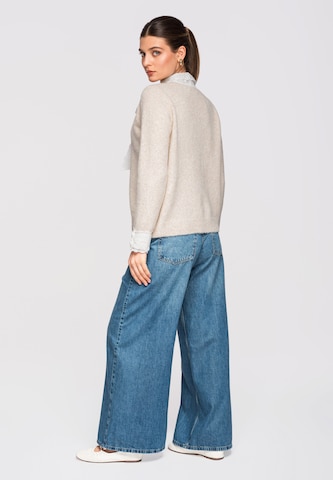 Ombre Sweater in Beige