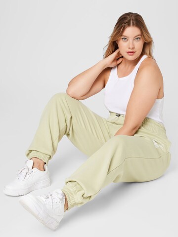 Public Desire Curve Tapered Pants in Beige