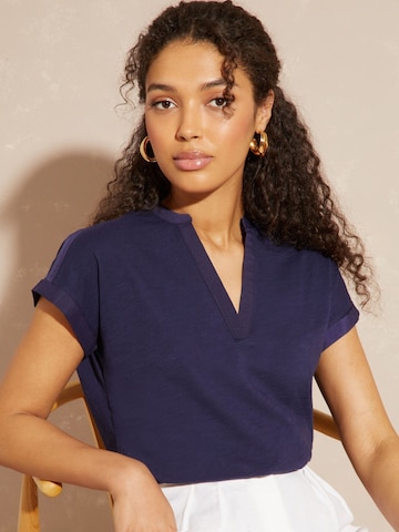 love & roses Shirt in Blauw