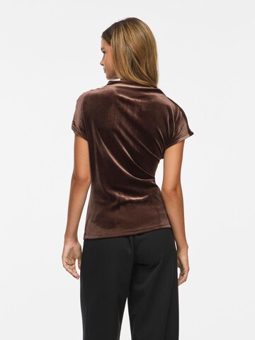 VILA Top 'IVAS' in Brown
