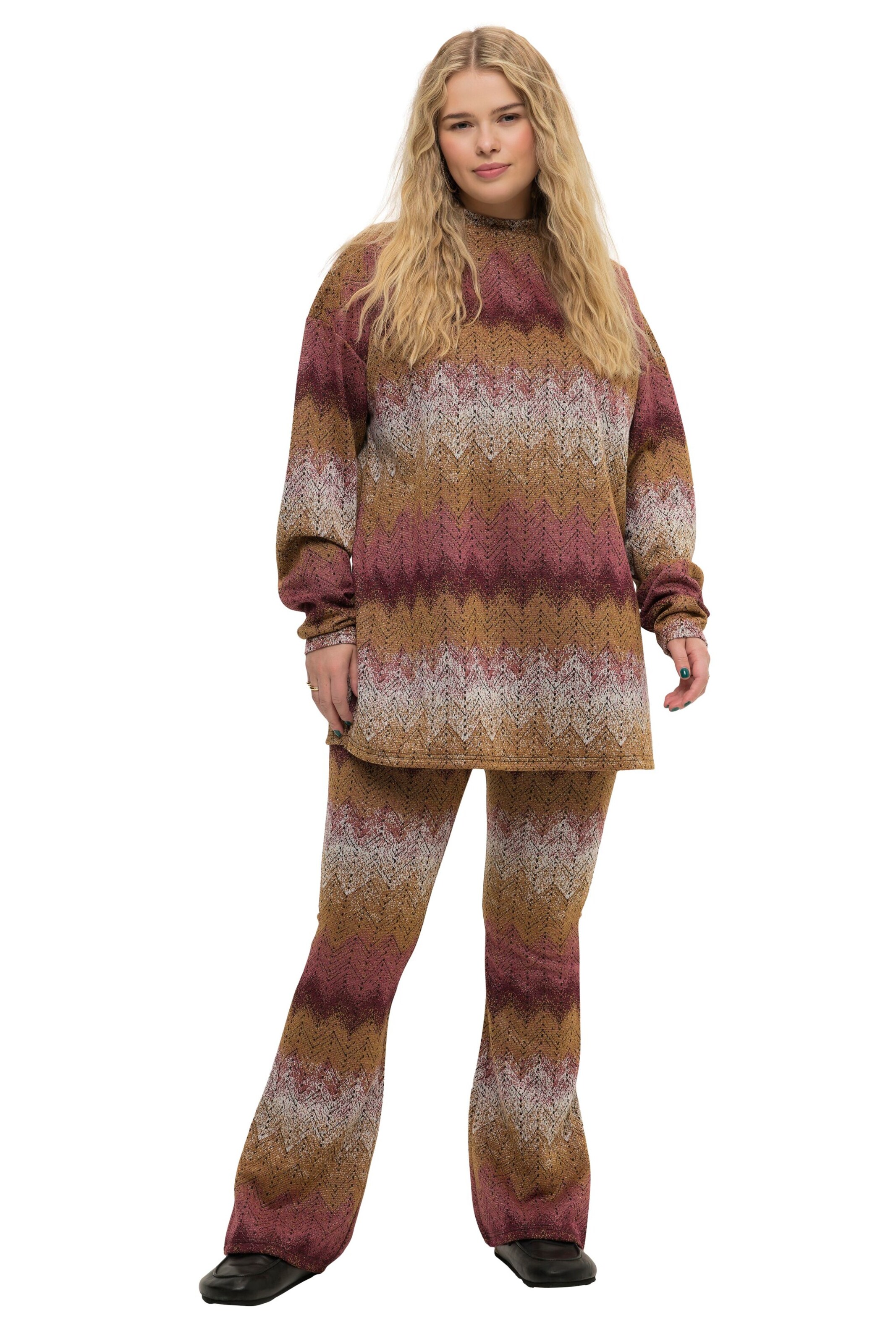 Studio Untold Flared Broek in Gemengde kleuren