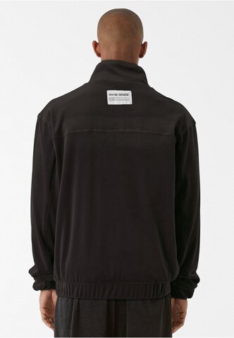 9N1M SENSE - Sudadera con cremallera en negro