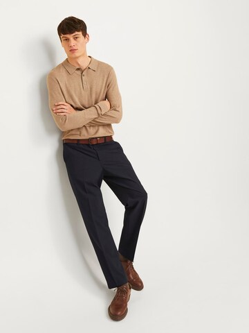 JACK & JONES - regular Pantalón de pinzas 'JPRBUSHWICK HARRY' en azul