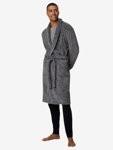 Peignoir long Marks & Spencer en gris : devant