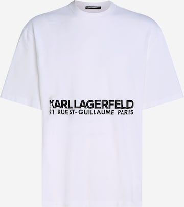 T-Shirt Karl Lagerfeld en blanc : devant