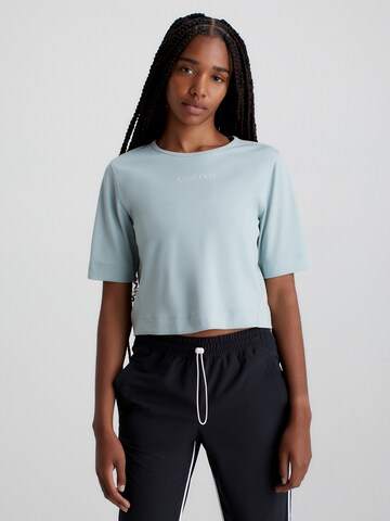 Calvin Klein Sport - Camiseta funcional en azul: frente