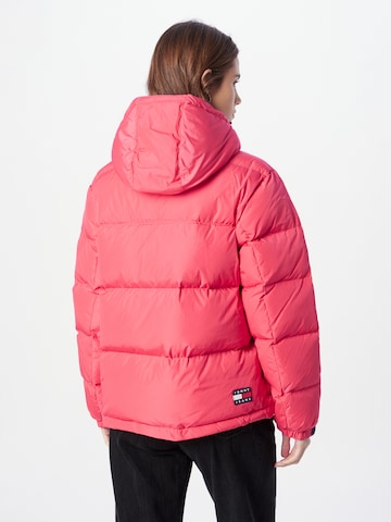 Tommy Jeans Zimná bunda 'Alaska' - ružová