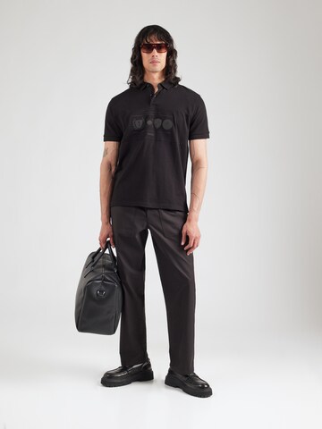 Maglietta 'Percy Heritage' di BOSS in nero