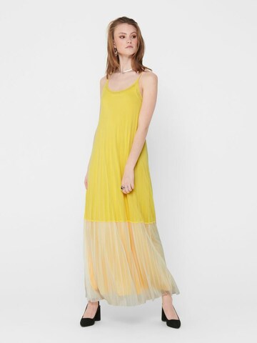 ONLY - Vestido 'ONQCORRIE' em amarelo