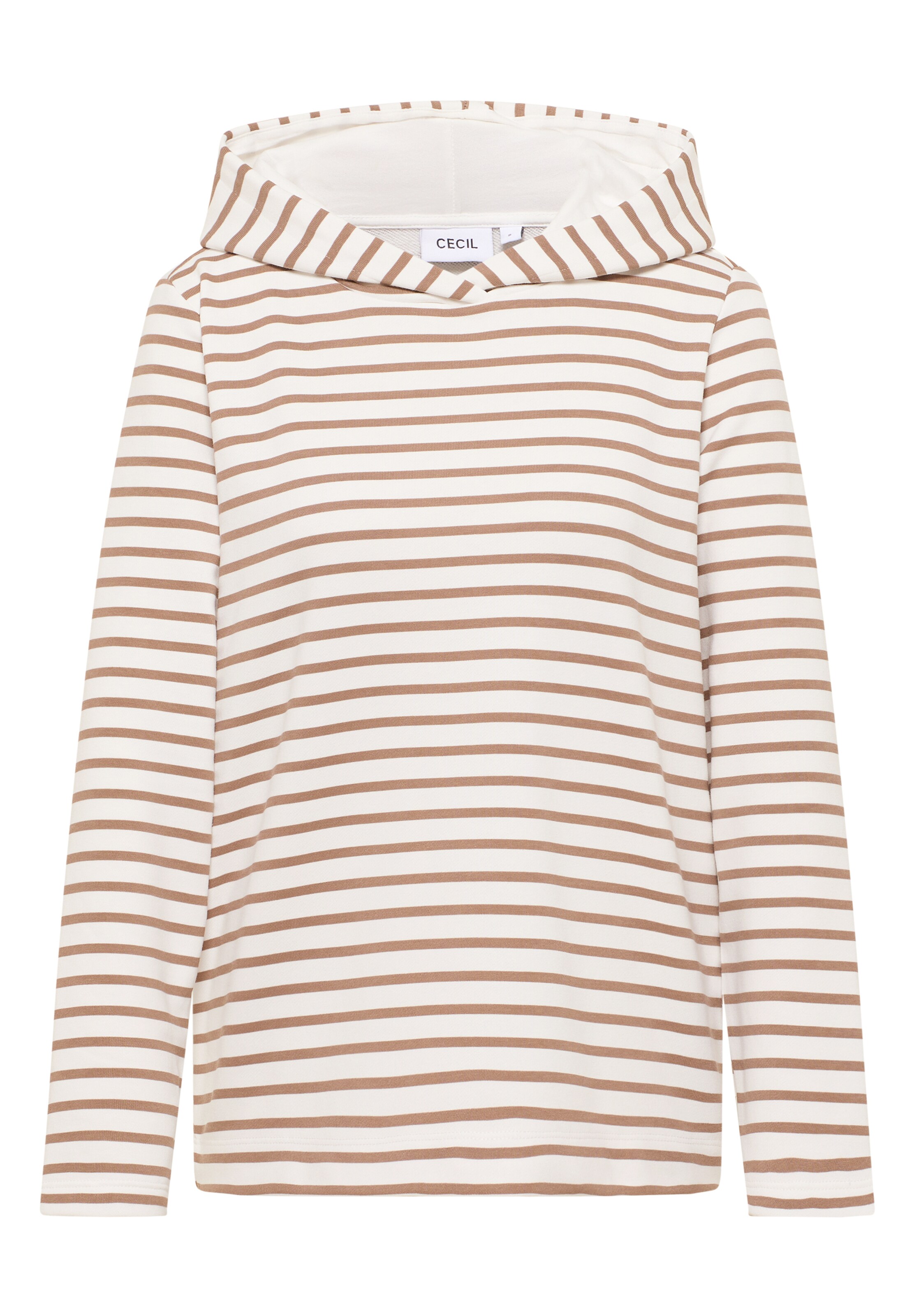 CECIL Sweatshirt in Brown: front