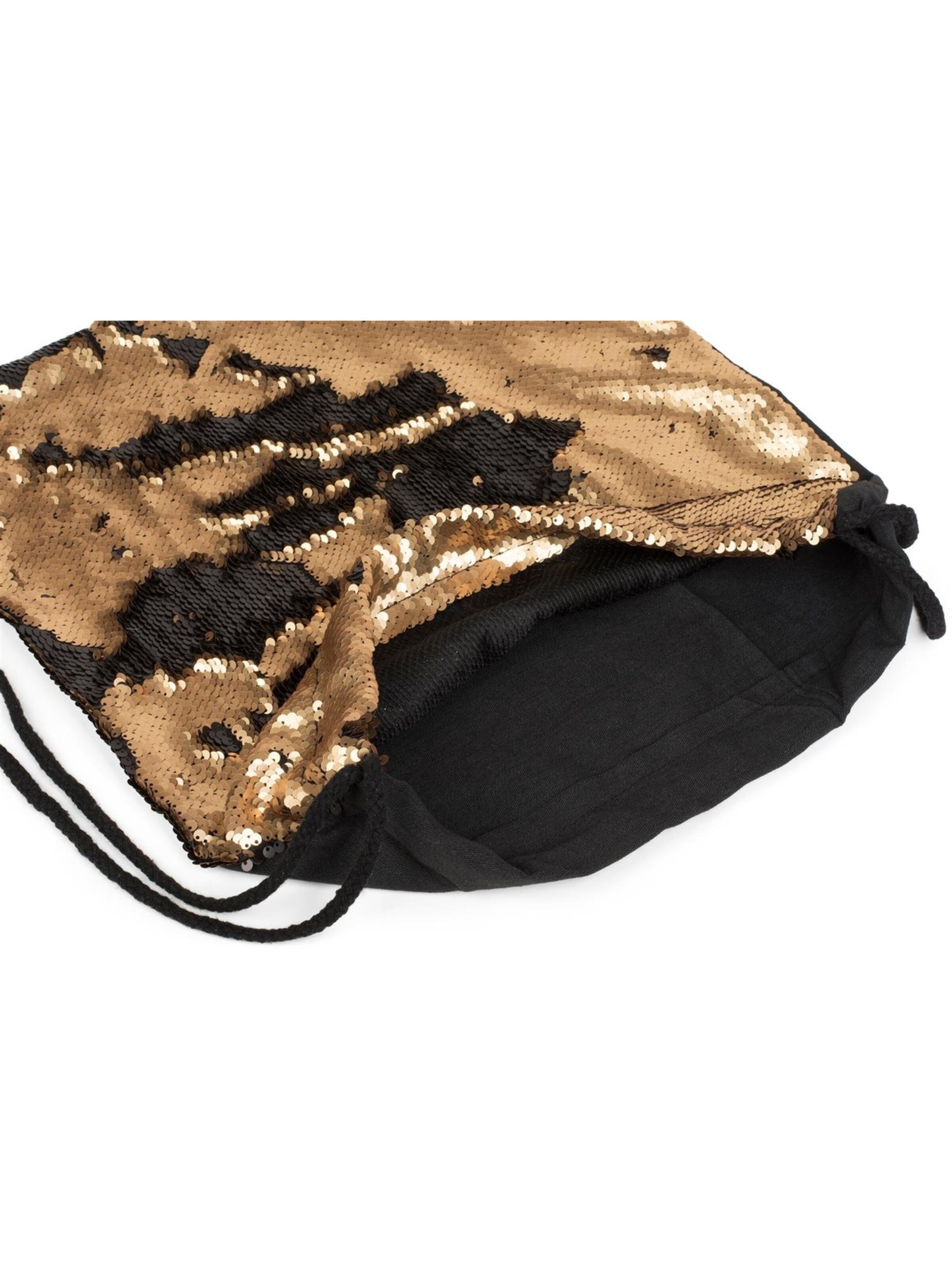 styleBREAKER Turnbeutel 'Turnbeutel mit Wendepailletten'‌‌‌‌‌‌‌‌‌‌ in Gold