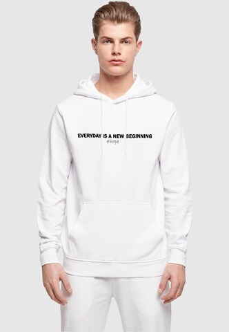 Sweat-shirt 'Hope' Merchcode en blanc : devant