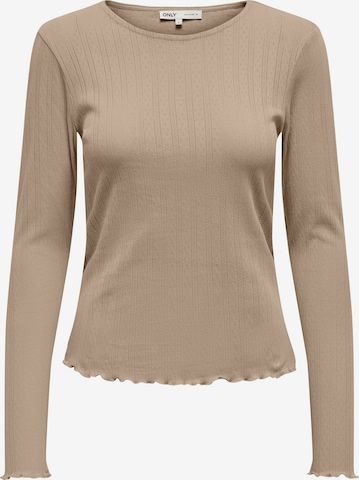 ONLY - Camiseta en beige: frente