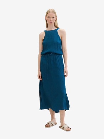 TOM TAILOR Letní šaty – modrá: přední strana