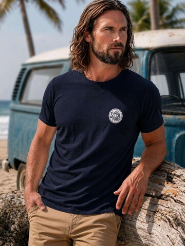 Neverless Shirt 'Walross' in Blue