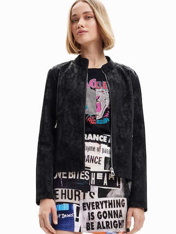 Desigual - Chaqueta de entretiempo 'CHAQ_DETROIT' en negro: frente