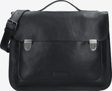 The Bridge Document Bag 'Ettore' in Black: front