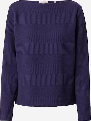 s.Oliver Sweater in Blue: front