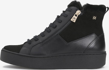 Kazar - Botines con cordones en negro: frente