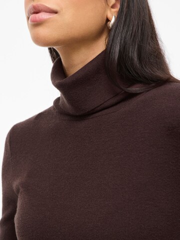 VILA Pullover 'VIAMARIA' i brun
