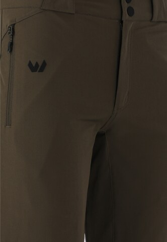 Whistler Regular Outdoor Pants 'Gerdi' in Brown