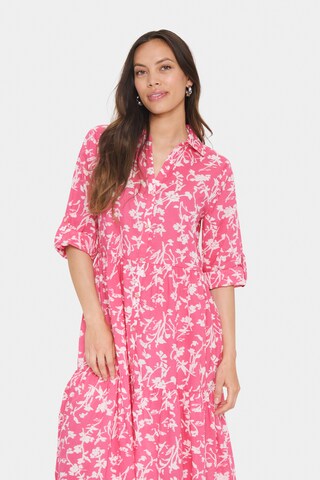 Robe-chemise 'ZusS' SAINT TROPEZ en rose