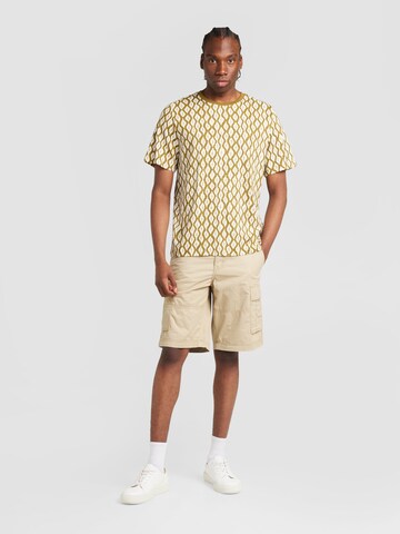 JACK & JONES Póló 'LINCOLN' - barna