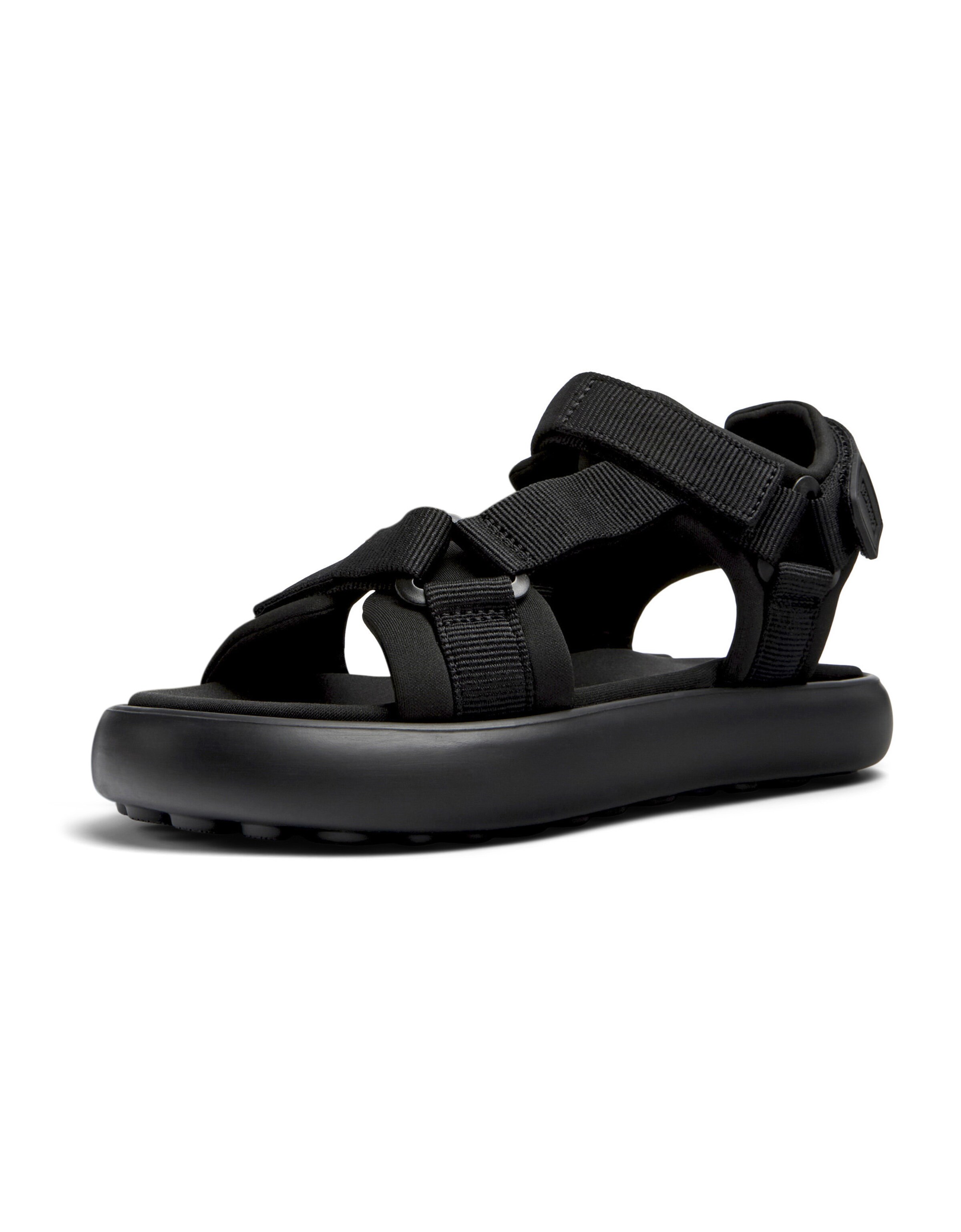 CAMPER Sandal ' Pelotas Flota ' in Black: front