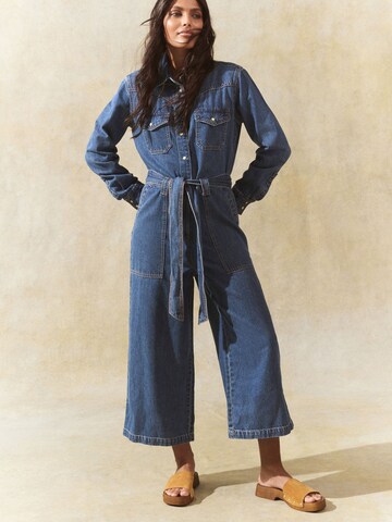 Next - Jumpsuit en azul: frente