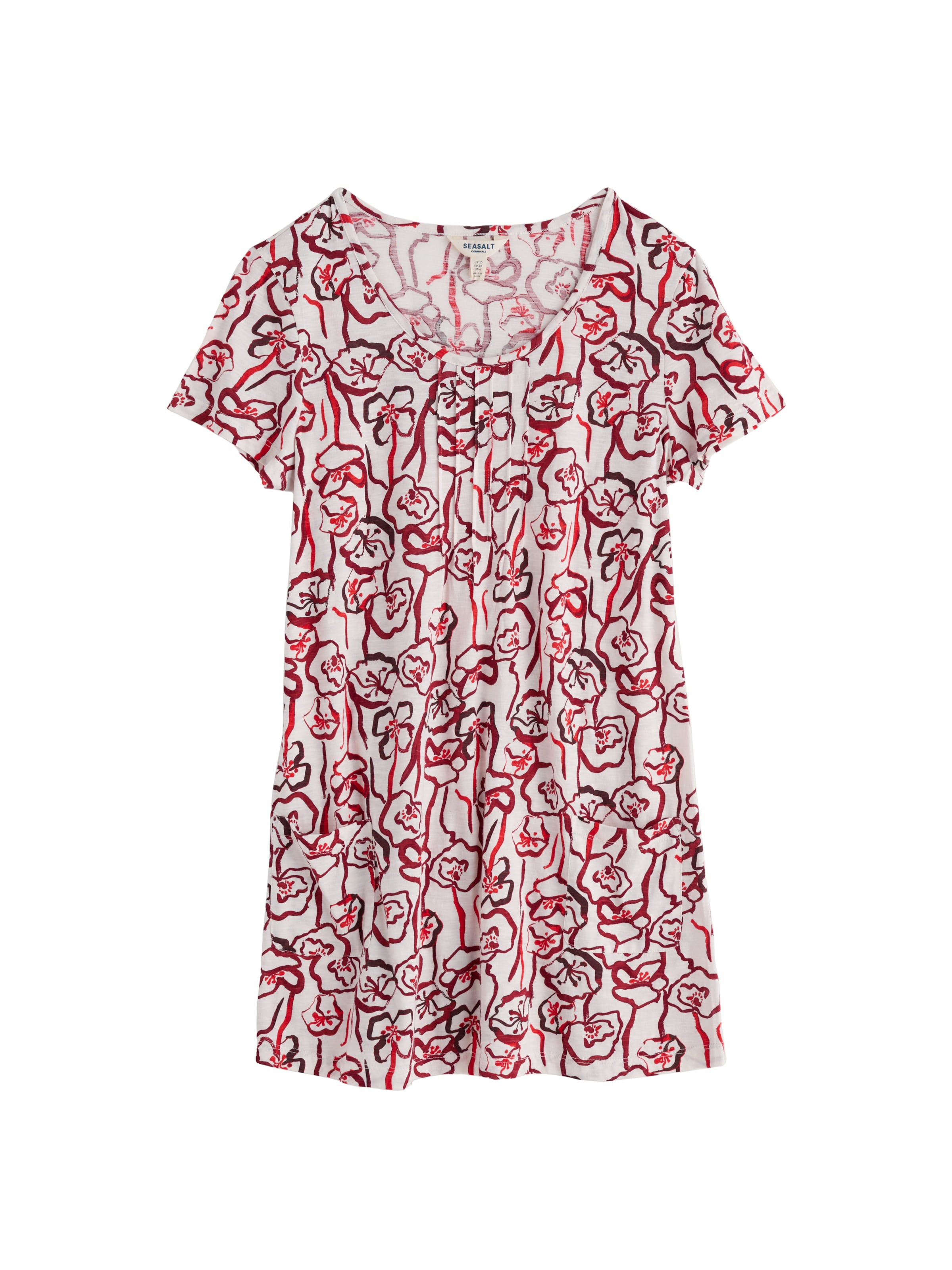 Tunique 'Buzy Lizzy' Seasalt Cornwall en rouge : devant