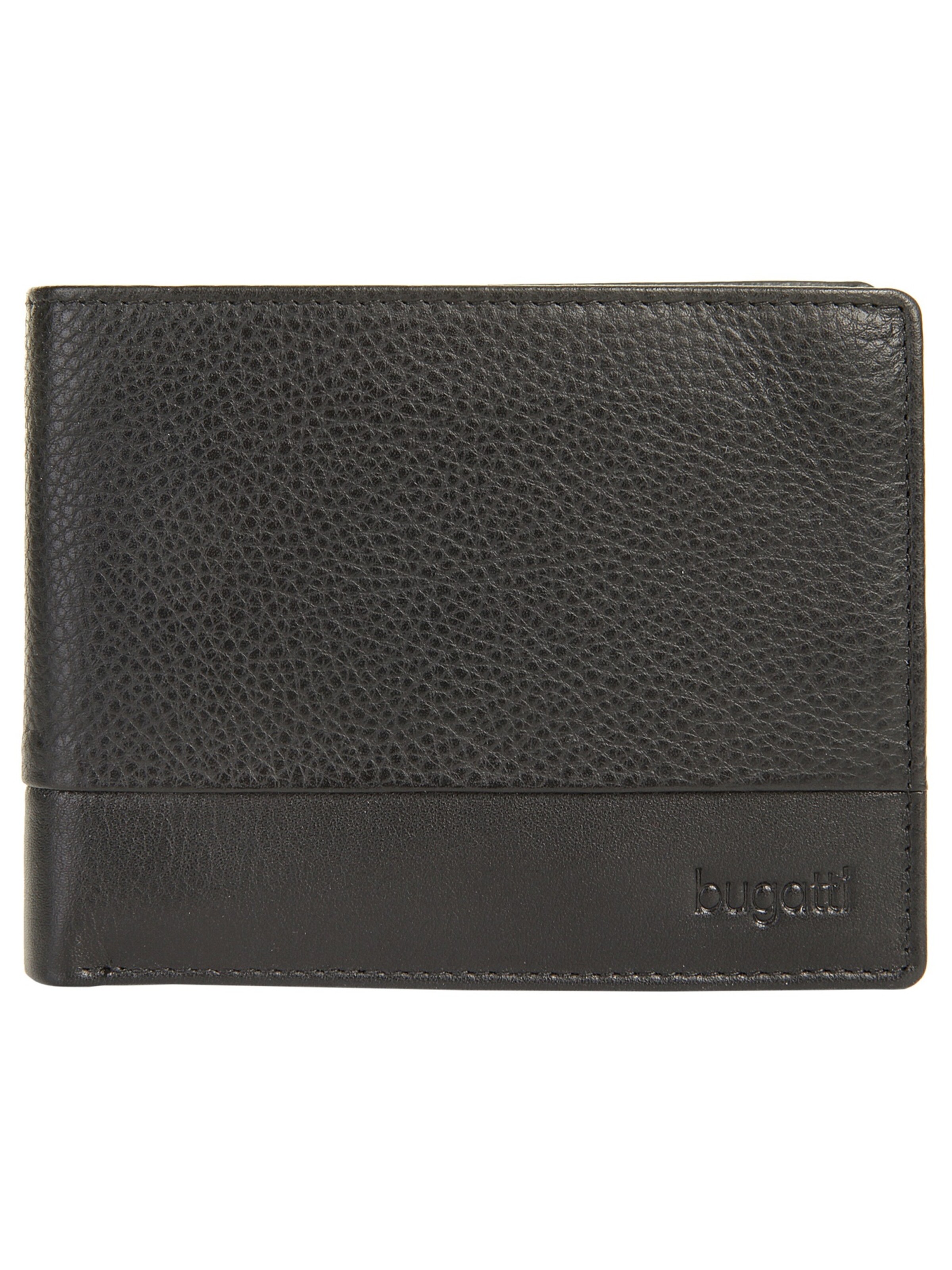 bugatti Wallet 'ATLANTA' in Black: front