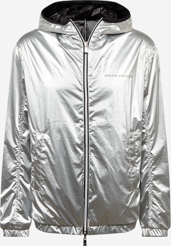 ARMANI EXCHANGE Between-Season Jacket in Silver: front