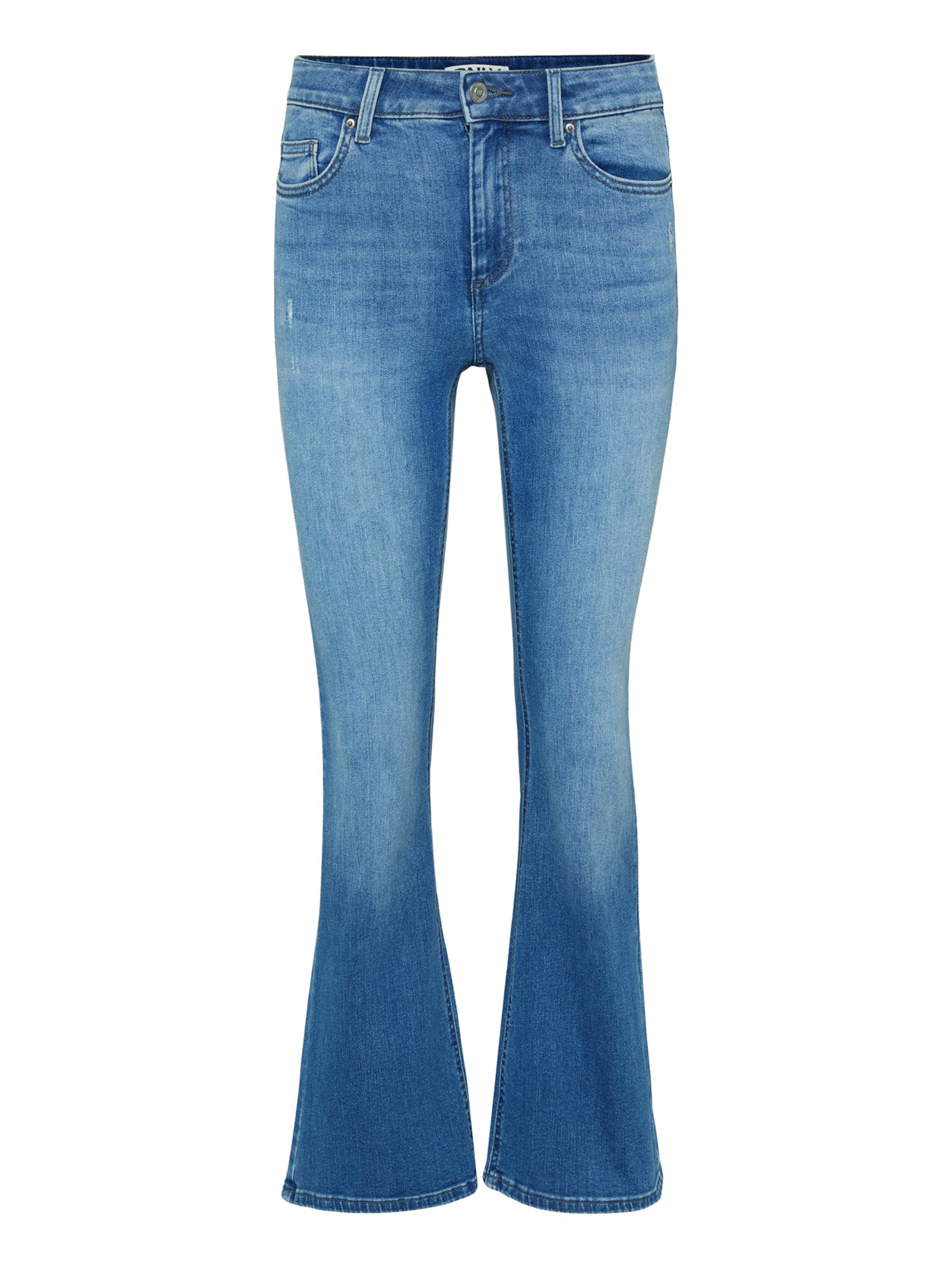 Only Petite Rozkloszowany krój Jeansy 'ONLBLUSH' w kolorze niebieski: przód