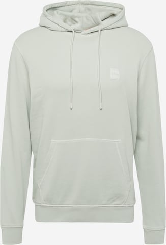 BOSS Orange - Sweatshirt 'Wetalk' em cinzento: frente