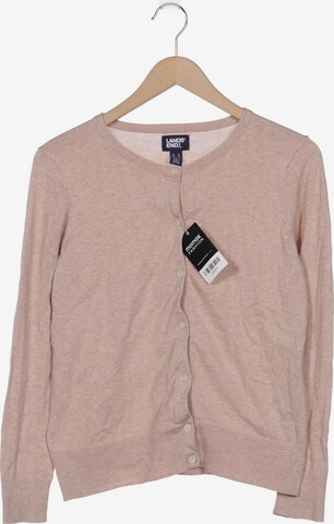 Lands‘ End Sweater & Cardigan in XS in Beige: front