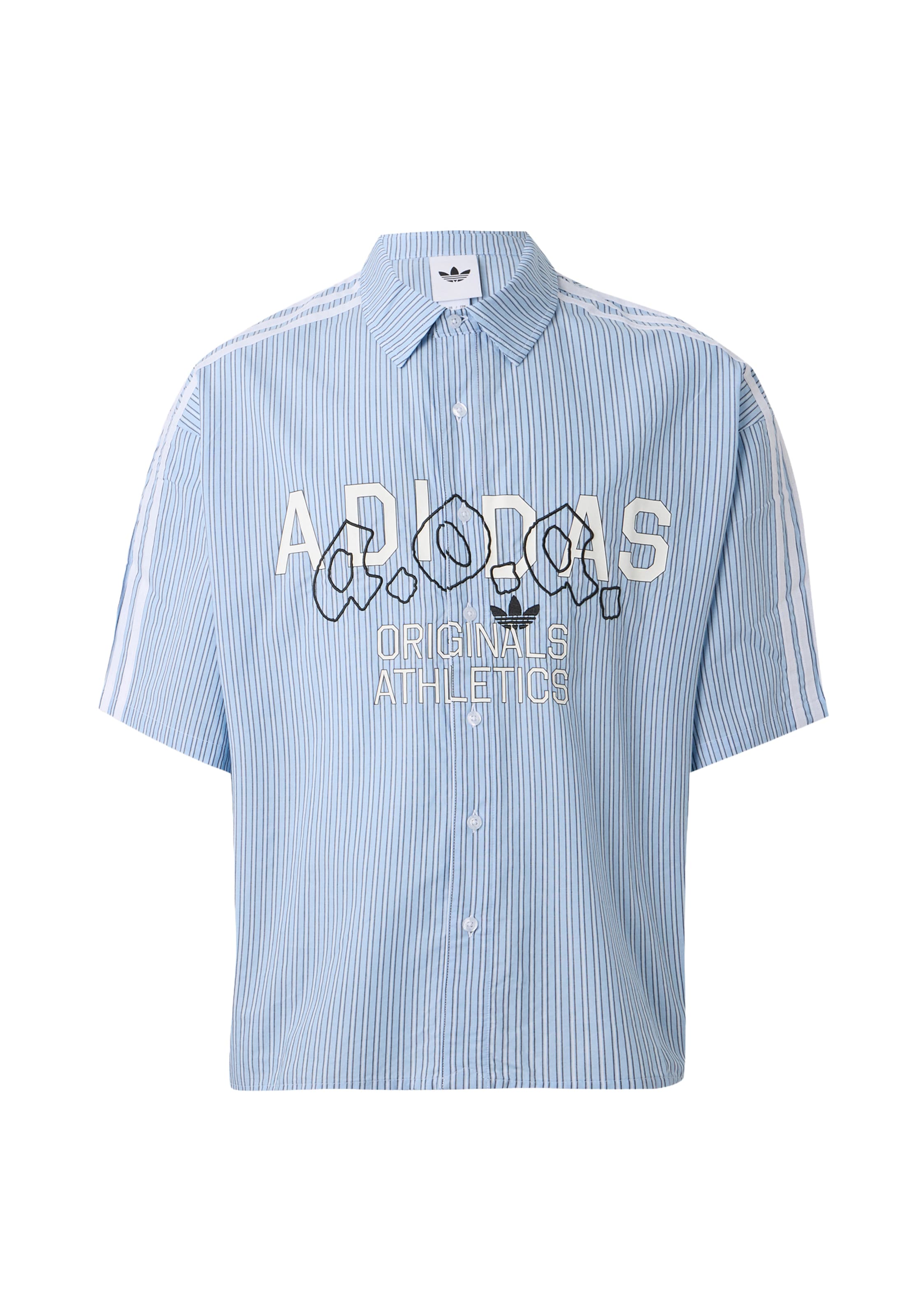 ADIDAS ORIGINALS Comfort Fit Πουκάμισο σε μπλε: μπροστά