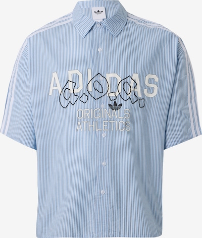 XS dydžio Marškiniai iš ADIDAS ORIGINALS, spalva – indigo spalva / balta, Prekių apžvalga
