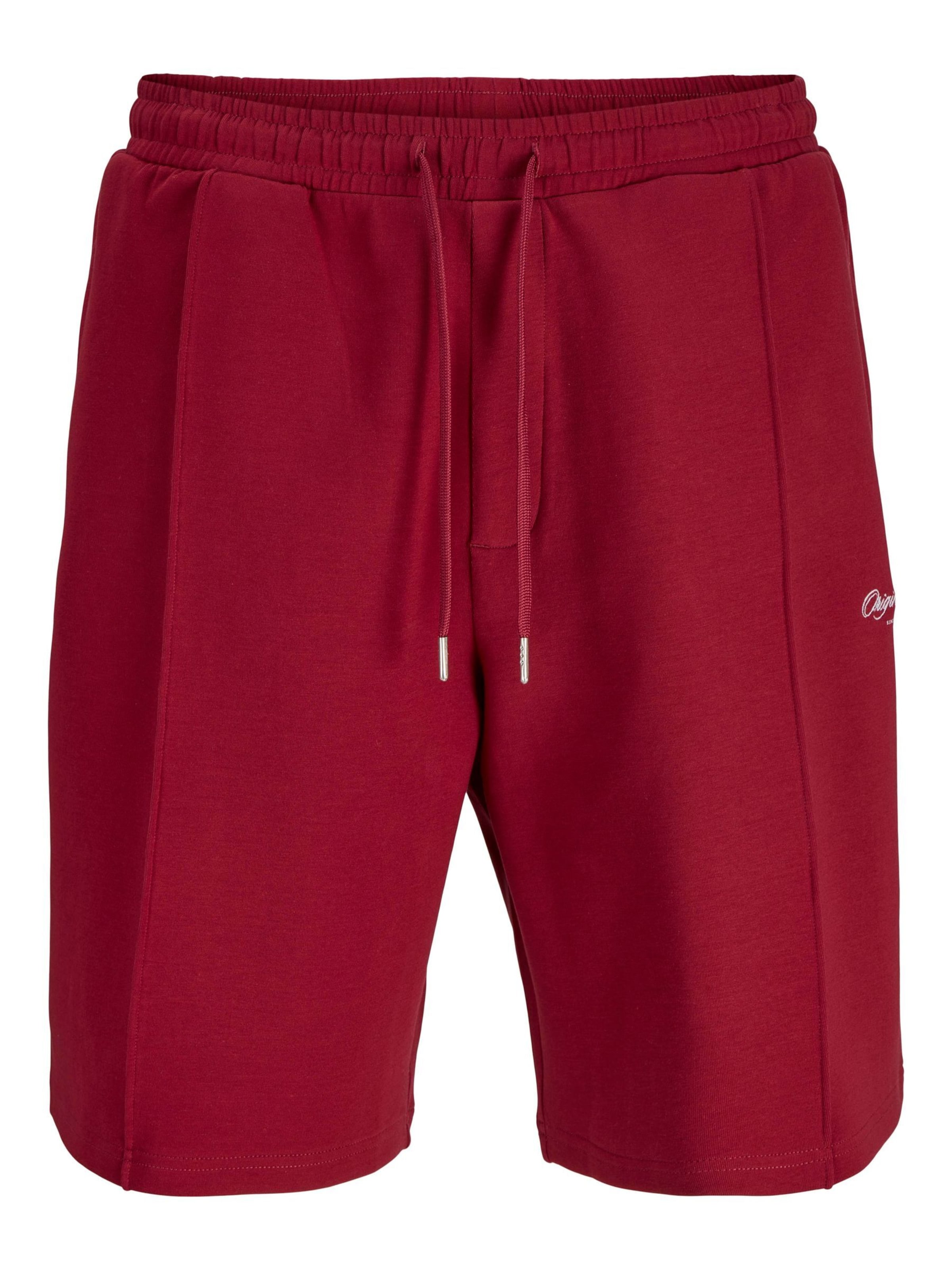 JACK & JONES Wide Leg Bukser i rød: forside