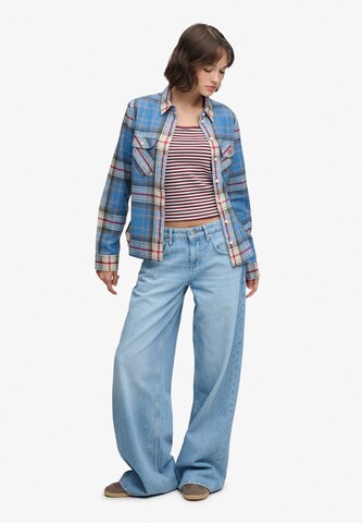 Superdry & Co Blouse in Blauw