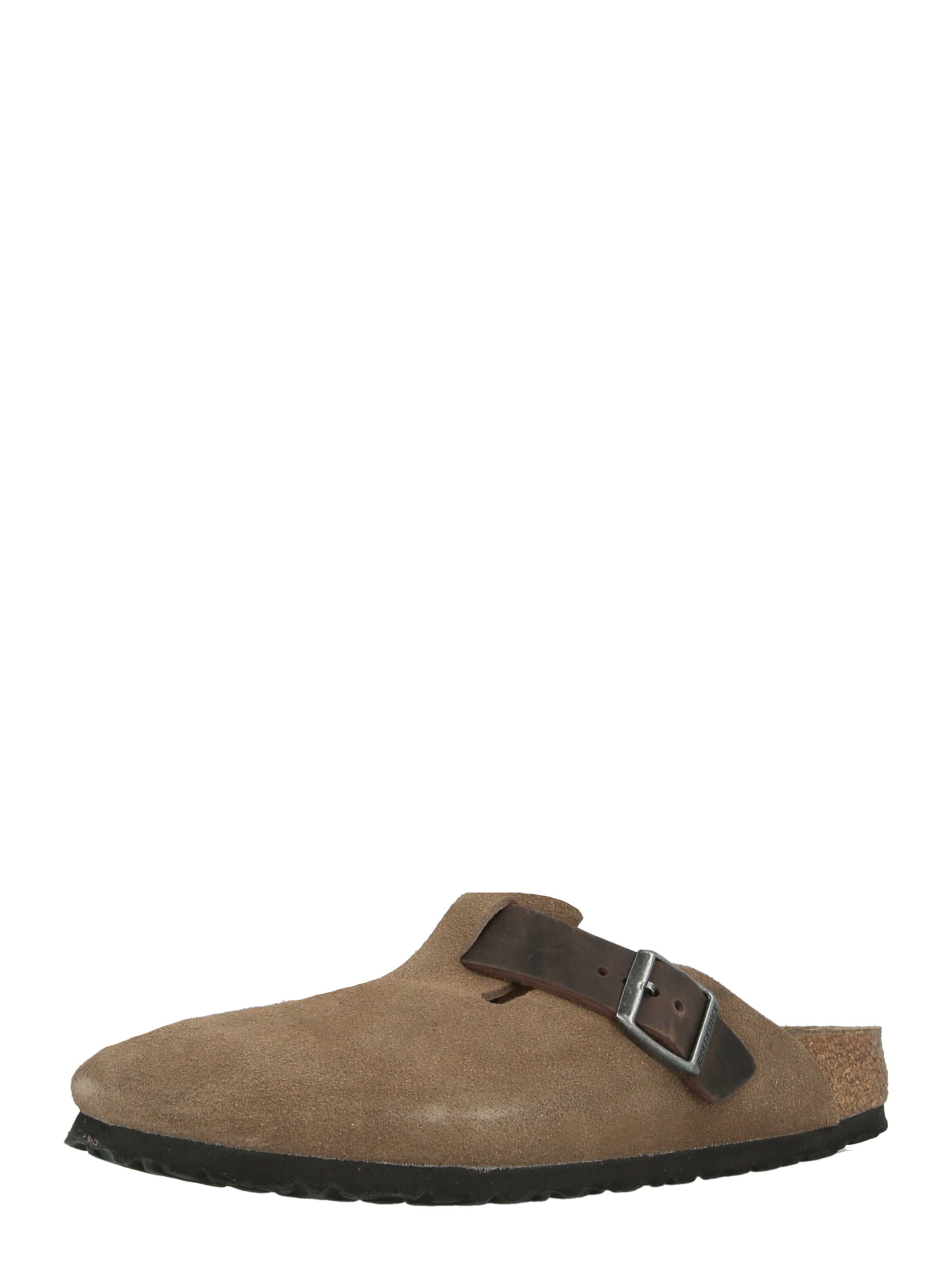 BIRKENSTOCK Muiltjes 'Boston LEVE/LEOI' in Bruin: voorkant