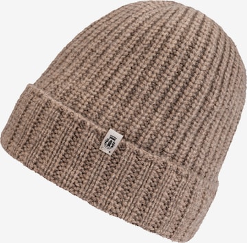 Bonnet 'RIB & RISE' Roeckl en beige : devant