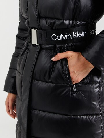 Calvin Klein Jeans Zimný kabát - Čierna