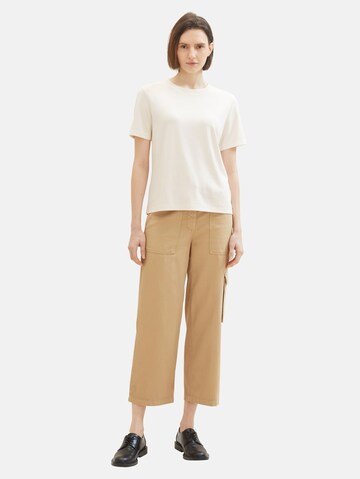 regular Pantaloni cargo di TOM TAILOR in beige