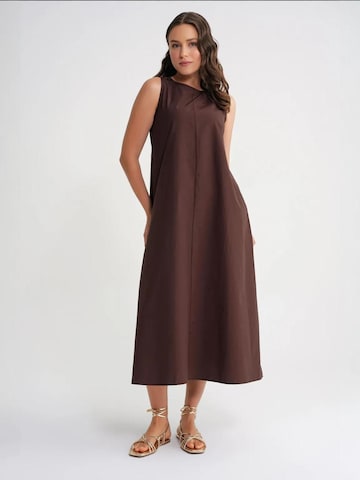 MixRay Dress 'Maxi' in Brown