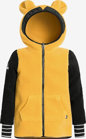 Veste en polaire 'TEDDY BEAR' WeeDo en jaune : devant