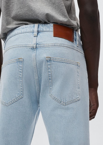 MANGO MAN Tapered Jeans in Blue