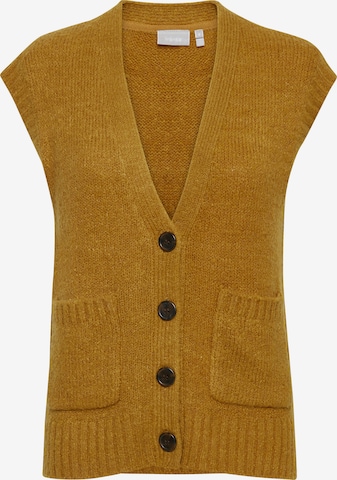 Fransa Knit Cardigan 'FRCEDARKI' in Gold: front