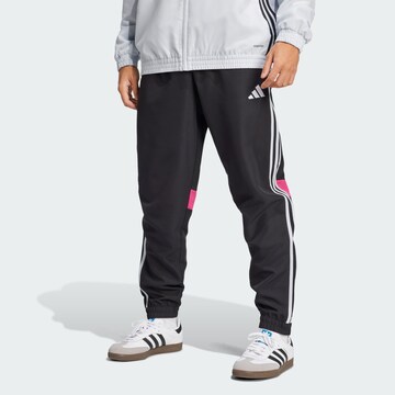 Effilé Pantalon de sport 'Tiro 25 Essentials' ADIDAS PERFORMANCE en noir : devant