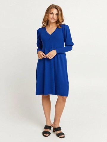 Fransa Gebreide jurk 'Fransa Fine Knitted Dress FRBINE DR1' in Blauw: voorkant